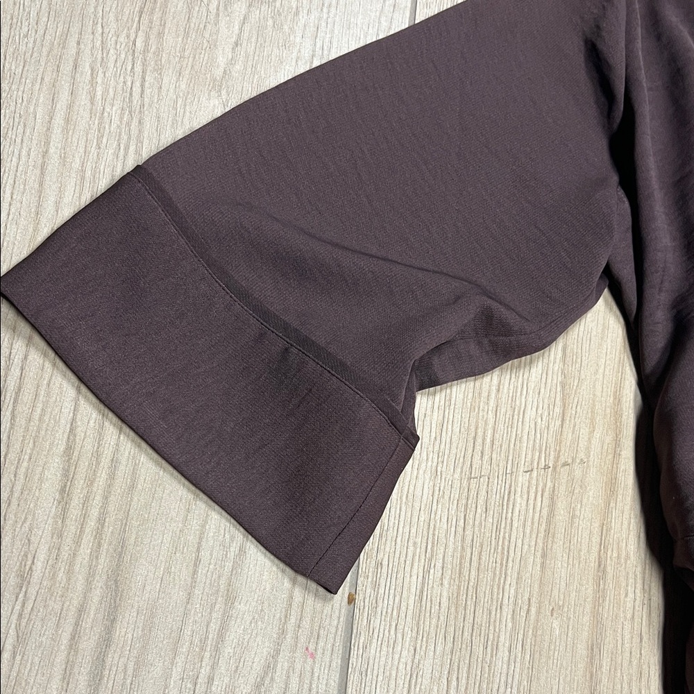 Frank & Oak Deep Brown Midi Dress - Picture 4 of 6